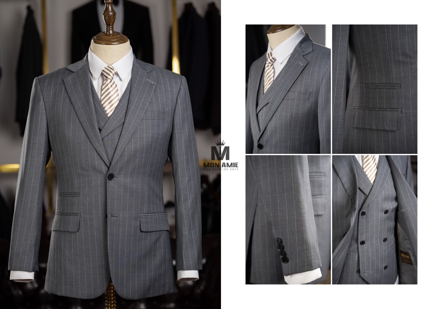  3-Piece Suit - Lựa Chọn Hoàn Hảo Cho Chú Rể Ngày Cưới.